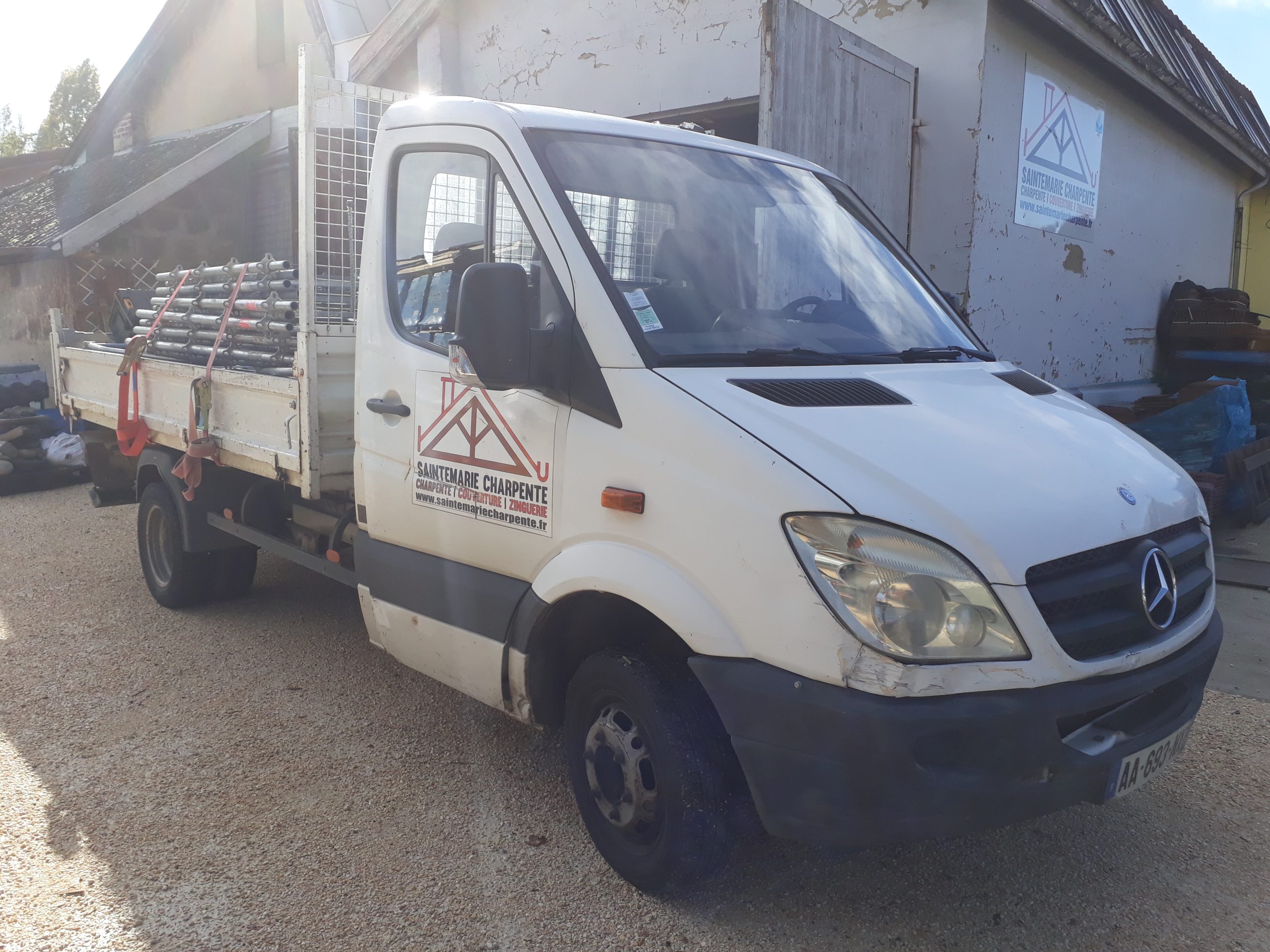 Camion benne 3.5T Mercedes Sprinter